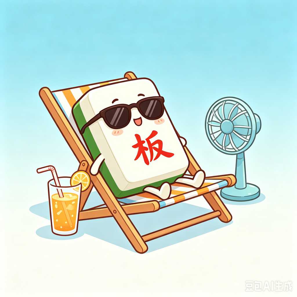 mahjong rule card included