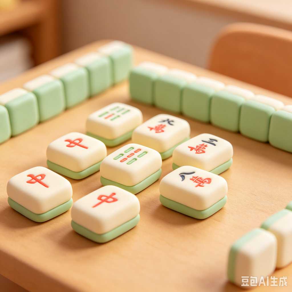 engraved mahjong tiles